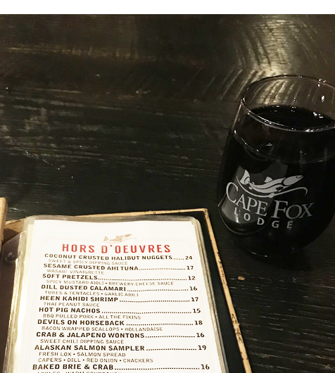 Lounge Menu