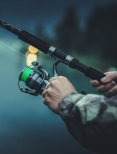 Hands with Fishing Pole