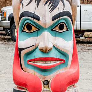 Whimsical Totem Pole