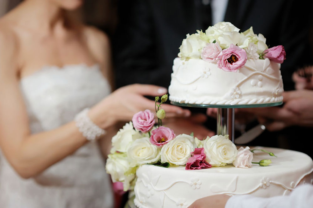 Wedding Cake and Bride